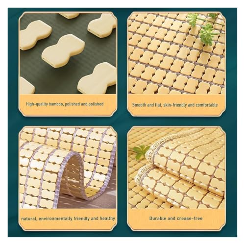 Estera plegable y esterilla de bambú SmoothCooling transpirable de 70x180cm para suelo 5