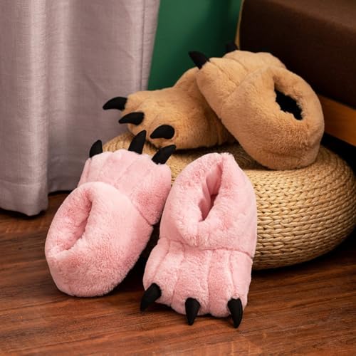 Chaussons pattes d'animaux, le cadeau d'hiver rigolo et confortable