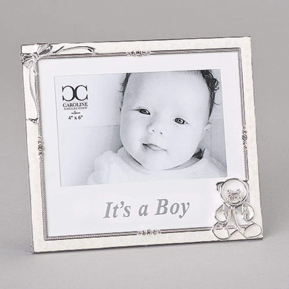 Cadre photo It's a Boy Roman de 16,5 cm pour immortaliser sa naissance