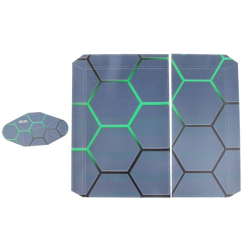 MERISHOPP Geometric Skin Sticker For PS4 Playstation 4 Console Controller Decal Set-image-27