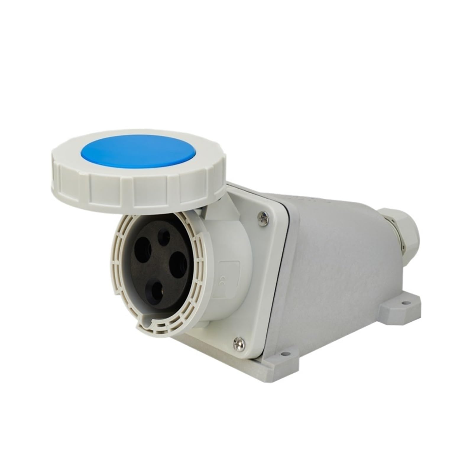 Connecteur étanche IP67 à 3 broches 63A avec socle apparent robuste type 6924