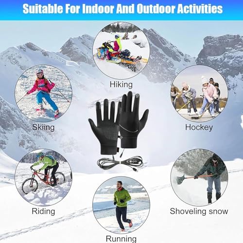 Guantes calefactables USB para evitar manos frías en el invierno 7