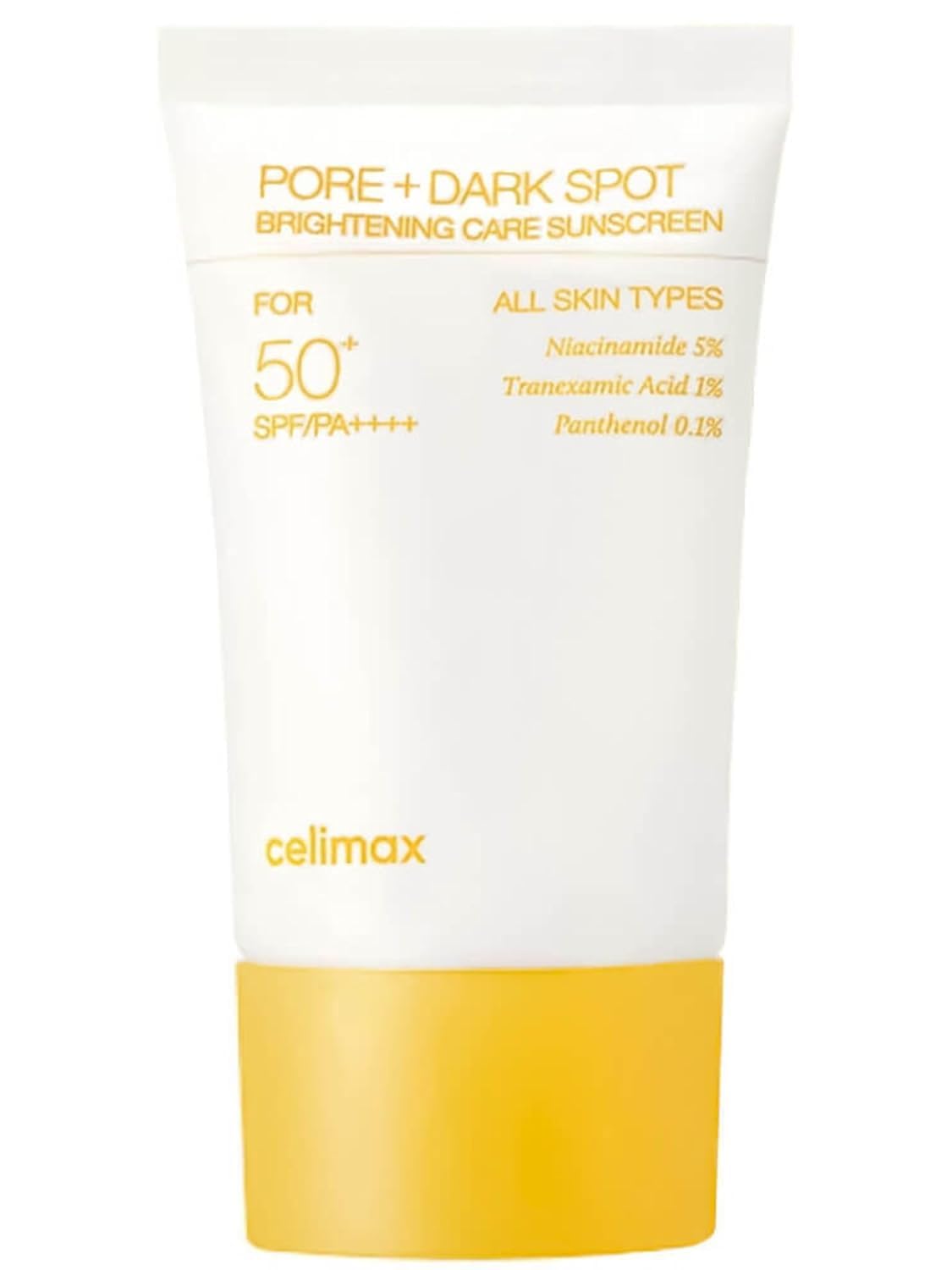 CELIMAX Pore + Dark Spot Brightening Sunscreen 50 ml Product Description