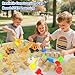 Sensory Beach Toys for Toddlers - 44PCS Sand Construction Kit with 8 Trucks, Foldable Sandbox, 2.7lbs Magic Sand, Crane, Signs, Molds, Shovel – Outoor Toys for Boys & Girls Ages 3+