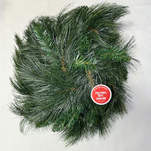 Wilson-Artificial-Mountain-Pine-Deluxe-Garland-9-Feet-Artificial-Greenery-Garland-for-Table-Mantle-Wall-Indoor-Outdoor-Christmas-Decorations Wilson Artificial Mountain Pine Deluxe Garland 9 Feet Artificial Greenery Garland for Table Mantle Wall Indoor Outdoor Christmas Decorations