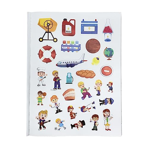 Profissões - Livro de adesivos