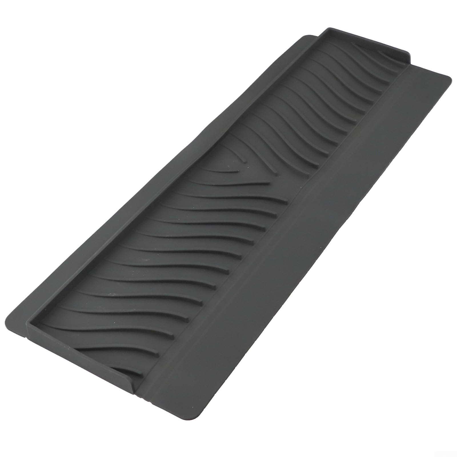 Évier de cuisine en silicone noir protection bords anti-éclaboussures compatible acier inoxydable granit quartz