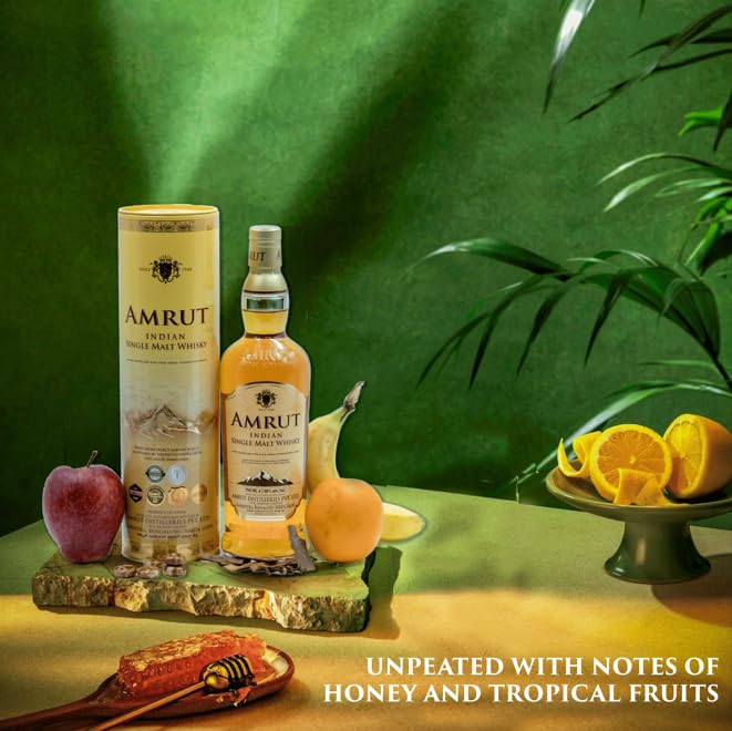 Amrut Indian Single Malt Whisky | 46% | 70cl | Rich and Complex