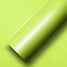 IlMondoMall Wrapping Sheet Solid Color Cutting Sheet with Air Groove 3.9 x 3.9 inches 10 x 10 cm, Gloss Slime Green