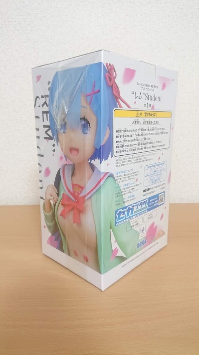 Sega Re Zero Starting Life in Another World: Rem “Student" Premium Figure