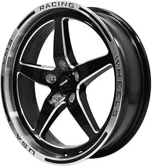 VMS Racing Front Wheel Rim V-Star 18X5 | 5X114.3 | -12 ET | 2.5" BS | 73.1 CB VWST028 VWST014 (Polished Lip)