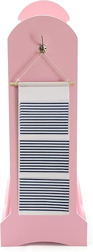 Miniatura 24 de JOYLDIAS - Armario de almacenamiento para niños con espejo y cajones, armario de almacenamiento para niños, armario de disfraces con estante