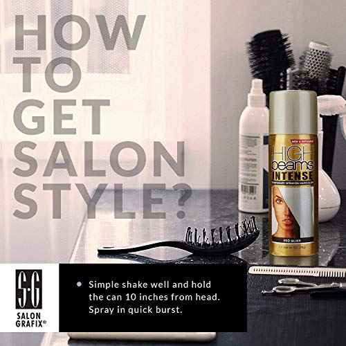 High Beams Intense Spray-On Hair Color - Silver - 2.7 Oz - Add Temporary Color Highlight To Your Hair Instantly - Great For Streaking, Tipping Or Frosting - Washes Out Easily (Sg_B008W32I7A_Us) #TOP4