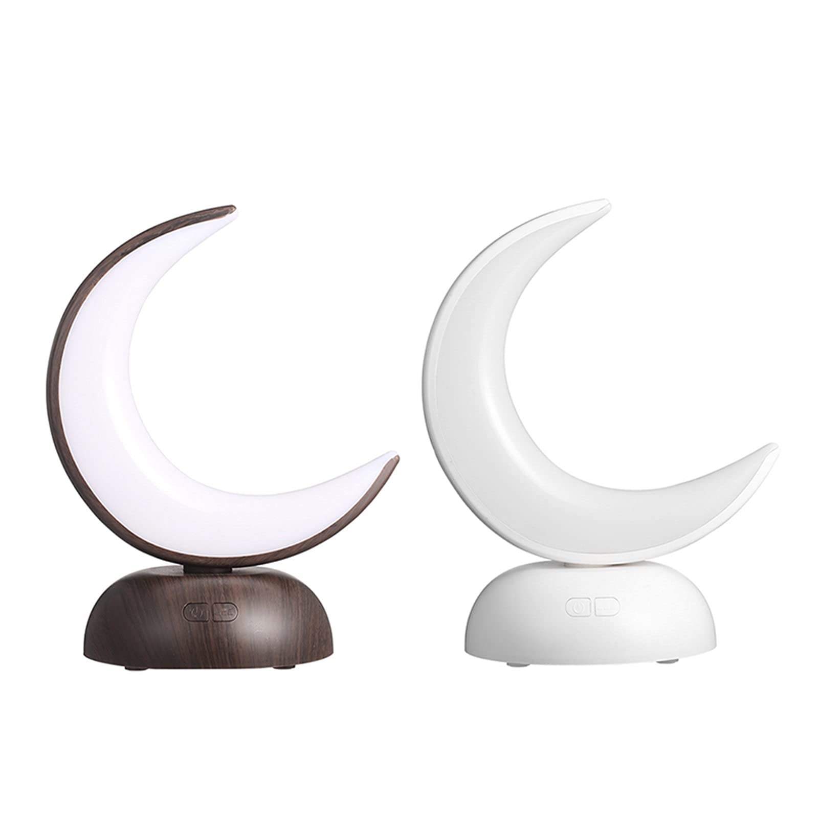 Lampka nocna w kształcie księżyca aromaterapia lampka nocna czujnik ruchu USB akumulator przenośny sypialnia sypialnia sypialnia stolik nocny biurko LED lampa stołowa do sypialni (kolor: czarny)