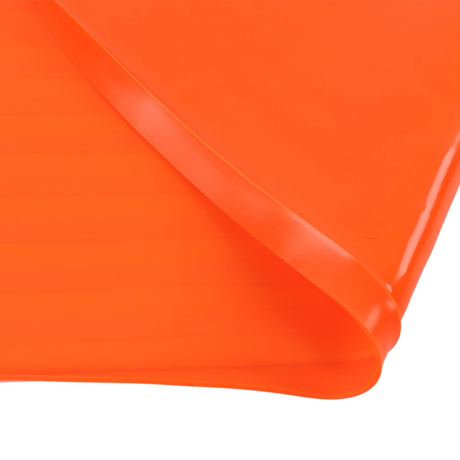 Greensen Grillmatte aus Silikon, Antihaftbeschichtet, Grillmatte, Hochhitzebeständig, Rutschfest, Schutzhülle für Grill, Kochen Im Freien, Camping, Hinterhof (36 Zoll orangefarbener Griff)
