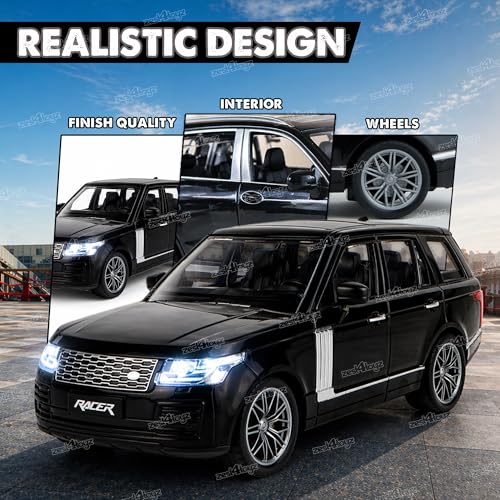 Image of Zest 4 Toyz Remote Control Car Toy for Kids Adults| 1:16 Scale SUV with Realistic Interior | Rechargeable | USB Charging Cable | High Speed Racing Drift RC Car with LED Lights & Sound | Birthday Gift