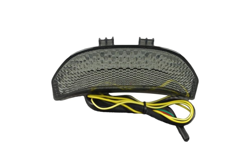 avdb-moto Światło tylne/stop LED kompatybilne z HONDA CBF 1000 CBF1000 SC64 2010-2015, CBR 600 RR 600RR PC37 2003-2006, 1000RR SC57 2004-05 + Wbudowane kierunkowskazy (Czarny przydymiony)