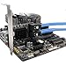 immagine 5Ziyituod Scheda SATA Non Raid, PCIe SATA III 4 Porte Adattatore Scheda con 4 Cavi SATA, 6 Gbps SATA Controller PCIe Card con Staffa a Basso Profilo, Supporta 4 dispositivi SATA 3.0(SA3014)