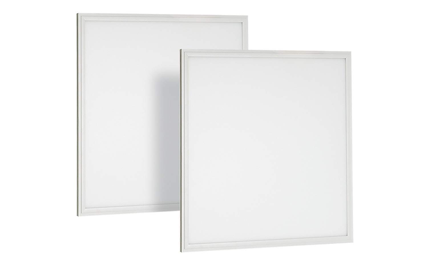 Mafra2 PCAK 2X2 FT LED 60W Panel Ceiling Light 60X60 cm Square Aluminium 6500K 6000LM for Home Improvement Kitchen Living Room Office Supermarket White Color (Cold White)