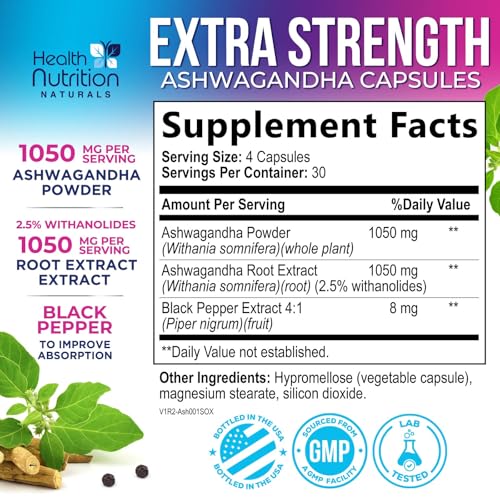 Health Nutrition Naturals 2100mg Capsules