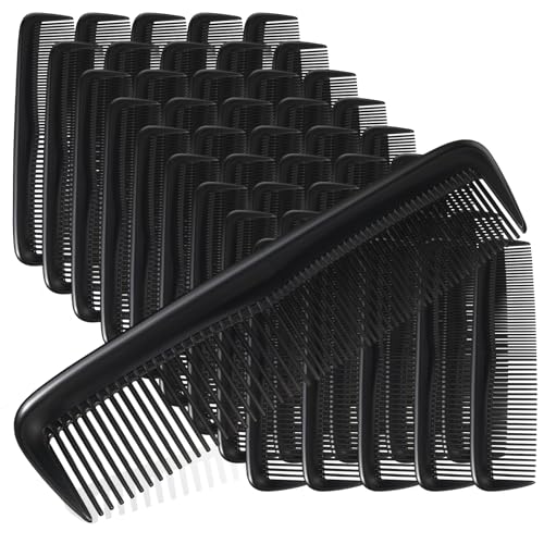 200 Peines de Plástico Negro 5 Pulgadas para Cabello miniatura 1