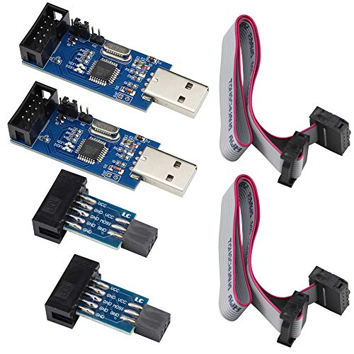 2PCS USBASP ISP Downloader Programmer Microcontroller Module miniatura 1