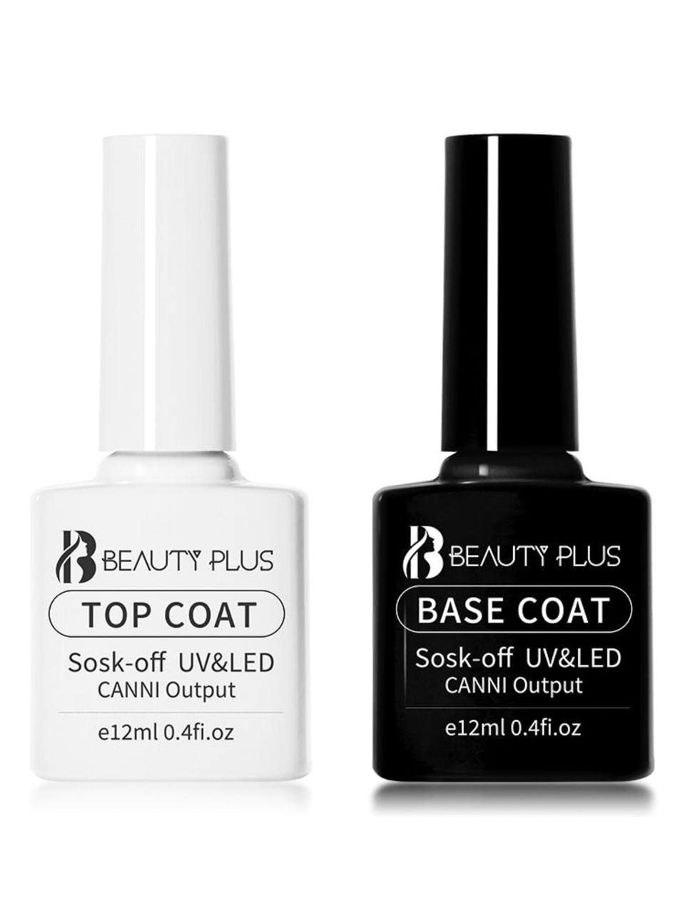 TUZ BEAUTU PLUS Base and Top Coat Soak-off UV LED Drying Long Gel Nail Polish 12ml gifs for women