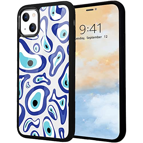 Coque iPhone 15 Pro Max yeux abstraits en TPU antichoc