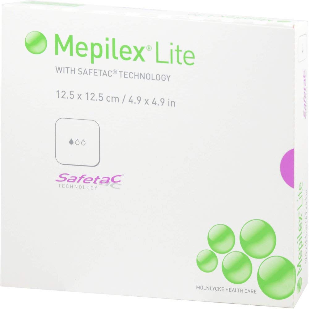 Mepilex Venda de espuma Lite 12,5 x 12,5 cm estéril