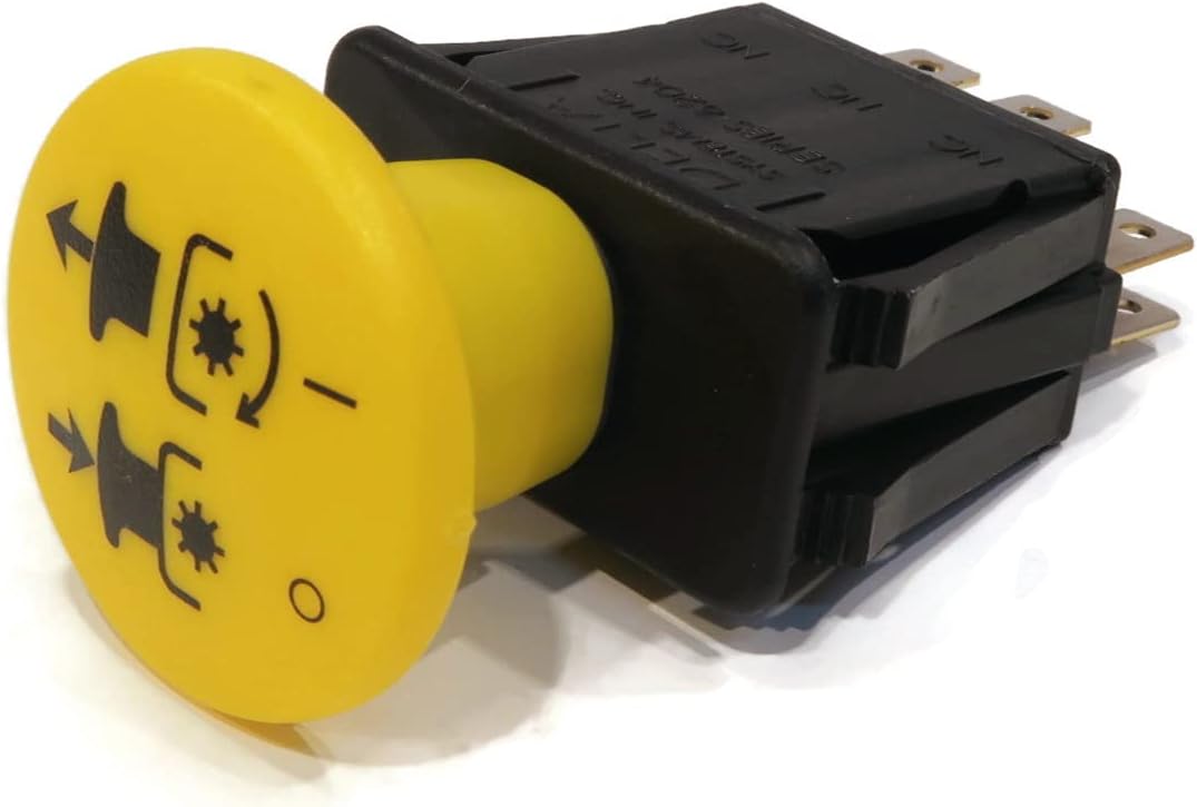 The ROP Shop | New Genuine OEM PTO Switch for Simplicity Lawn Mower - Push Button, Flush Mount, Automatic Operation