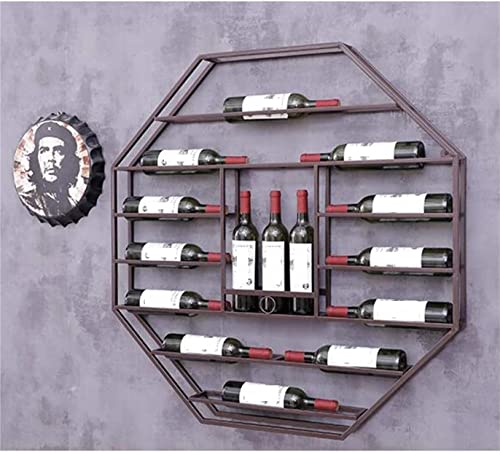 Soporte para botellas vino estilo retro negro miniatura 6