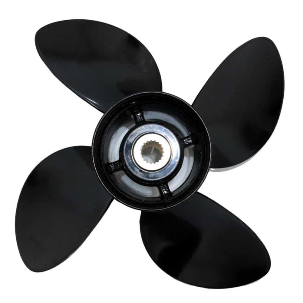 AQUAMAN Boat Outboard Propeller 14.75" x 15" for Volvo Penta SX Drive 3.0L/4.3L/5.0L/5.7L/5.8L/7.4L/8.2 Engines, OEM NO.3587517, 4 Blades Aluminum Propeller, 19 Spline Tooth, RH