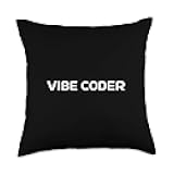 Vibe Coder - Vibe Coding Humor Throw Pillow