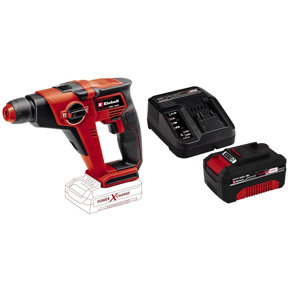 Einhell TE-HD 18/12 Li-Solo, marteau perforateur sans fil, 18V, SDS Plus, 1.3J