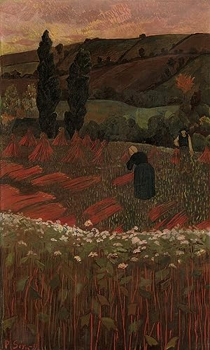 Peinture murale Paul Sérusier pour sublimer un salon avec une toile abstraite 60x90