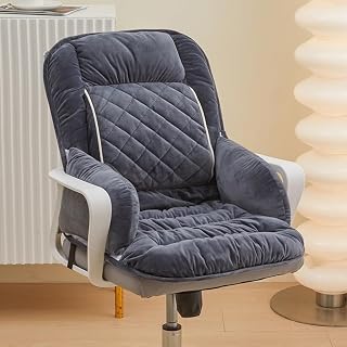 Office Chair Cushion for Desk,Chair Pad for Chairs Gaming Chairs | Anti-slip High Back Chair Cushion with Lumbar Support