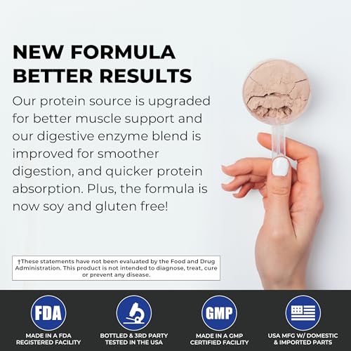 POWERLIFE Tony Horton High Impact Plant Protein Powder with 3000 MG of HMB, Plant-Based, No Sugar Added, Vegan, Keto Friendly, Non-GMO (Chocolate - New Formula) - Image 5