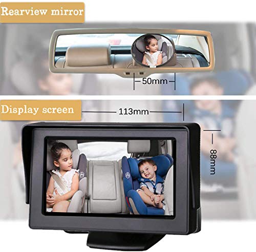 Itomoro AMB108 Baby Car Mirror, View Infant In Rear Facing Seat thumb #2
