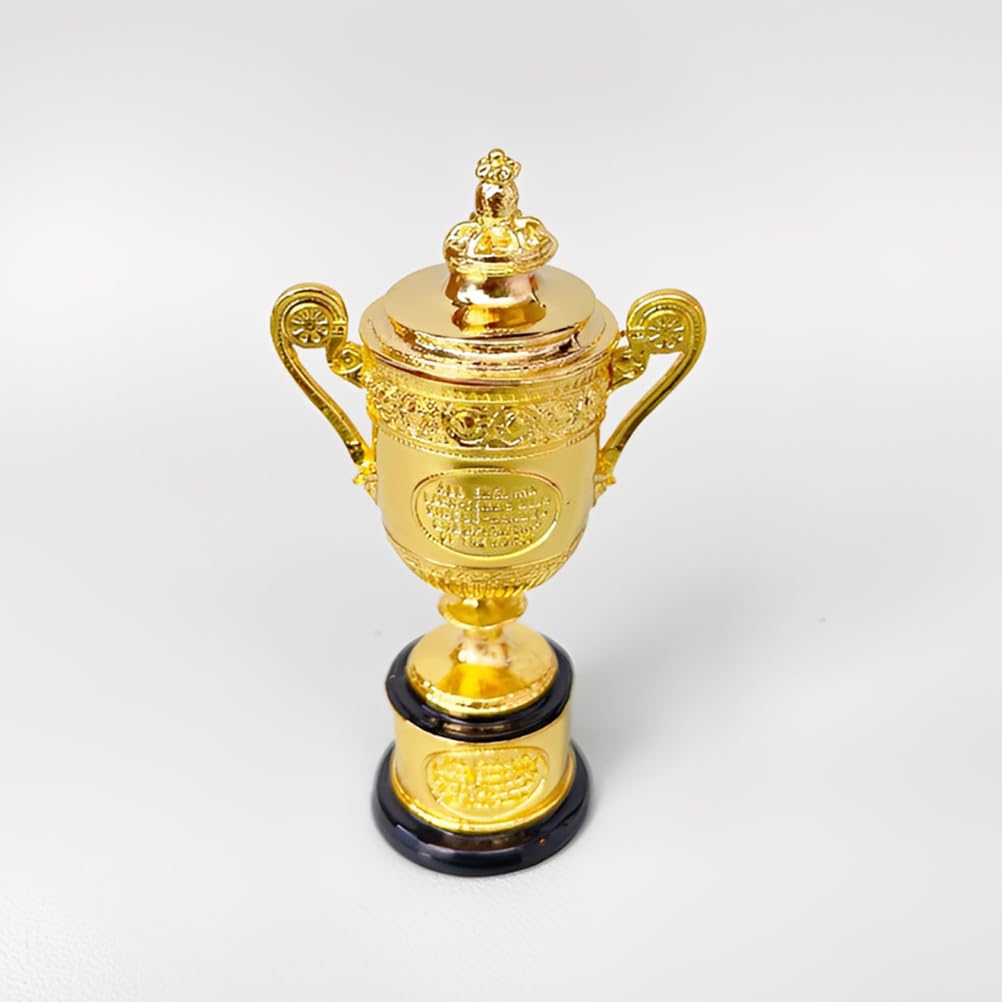 Mini Trofeo di Tennis del British Open Replica della Coppa del Campione del Grande Slam Oggetti da Collezione e Souvenir per Tifosi Decorazioni per Ufficio e casa Regali per Uomo