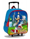 Coriex Sac à dos Trolley Sonic, sac pour enfants, école, acharne, Temps libre, Palestre, 54 x 27 x 15 cm, bleu - SN4363MC, Multicolore