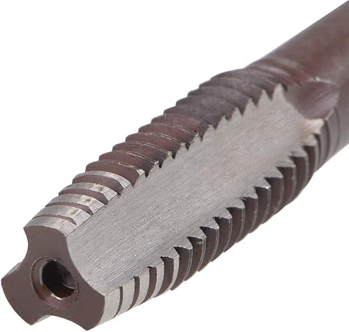 Miniatura 5 de uxcell Grifo de mano métrico M10 rosca 1.5 paso 3 flautas rectas H2 herramienta de aleación inferior de acero y tornillo cónico juego de