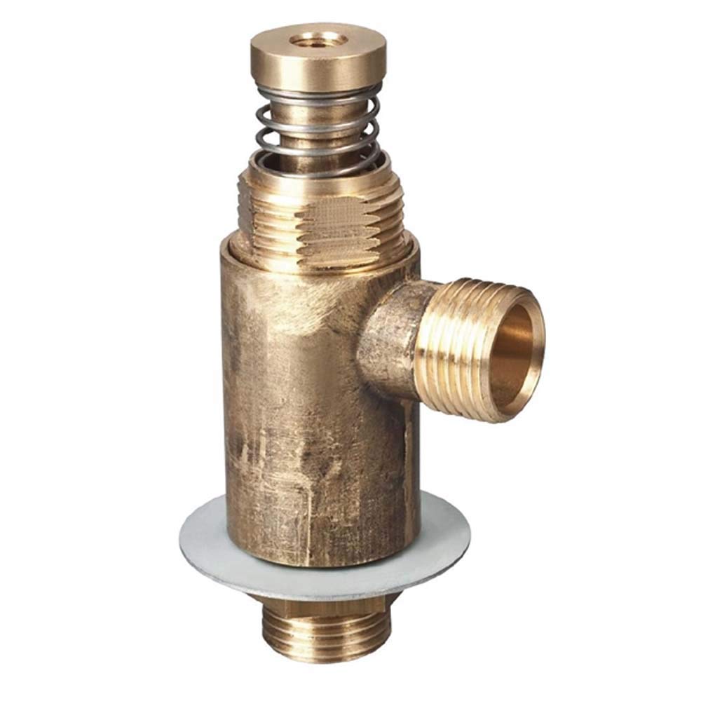 Vogue AJ169 - Válvula de latón de repuesto para fregaderos de accionamiento con rodilla 96 x 30 x 30 mm