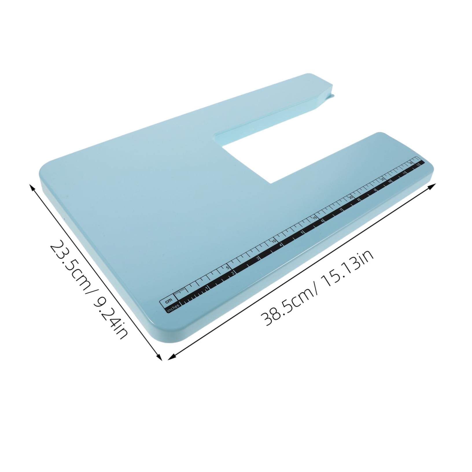 Carte d'extension pour machine à coudre Attachement table de couture accessoires de couture Coundre planche à coudre rallonge de Plastique Ciel bleu