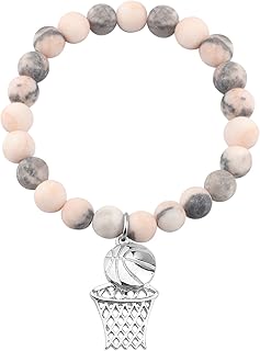 Basketball Necklace Basketball Lovers Gifts Basketball Inspirational Gifts Basketball Sport Necklace Jewelry with You Are Braver Stronger Smarter Than You Think Jewelry Box