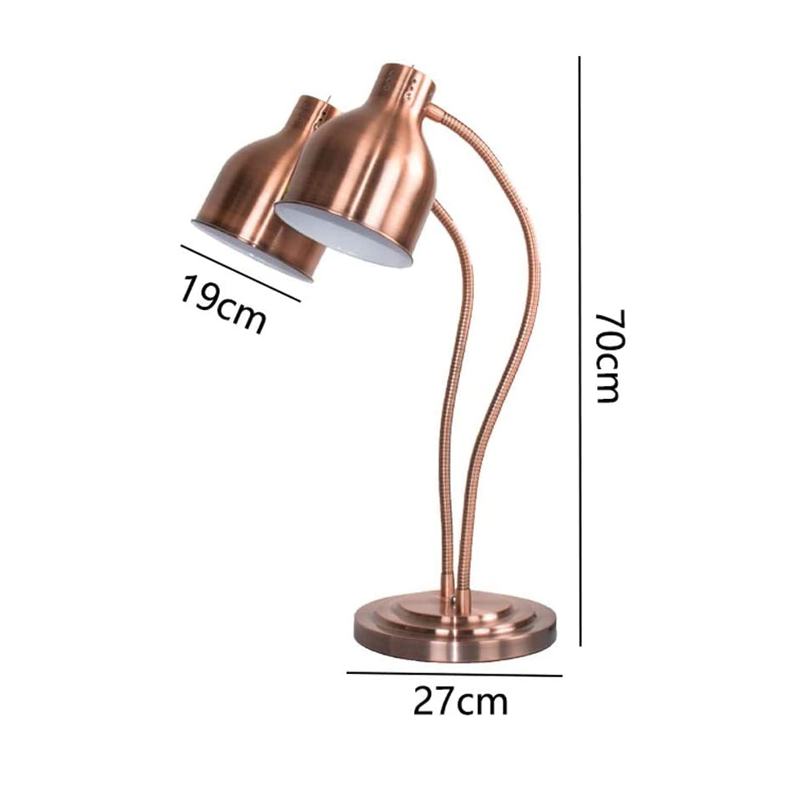 Lampa grzewcza do żywności, lampa grzewcza do żywności, komercyjne podgrzewacze do żywności, lampa grzewcza do żywności z żarówką 250 W, metalowy żyrandol do podgrzewania żywności w bufecie,