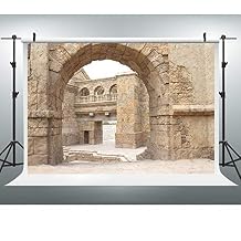 Ancient Jerusalem Buildings Photography Backdrop, 9x6FT, Roman Church Israel Background, Photo Booth Studio Props LYLU666