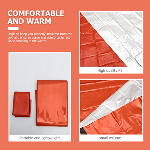 BESPORTBLE 1 conjunto de cobertores térmicos para barraca e manta de emergência para atividades ao a