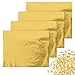 Lifreer 300 Fogli Fogli di Foglia d'oro, Carta Laminata a Foglia d'oro Imitazione per doratura, Arte della Pittura, Decorazione di mobili, Artigianato, Nail Art