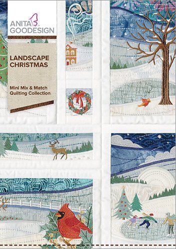 Anita Goodesign Embroidery Designs Landscape Christmas