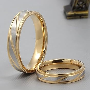 X886 ペアリング 結婚指輪 ゴールド レディース メンズ お揃い Amazon | X886 ペアリング 結婚指輪 ゴールド レディース メンズ